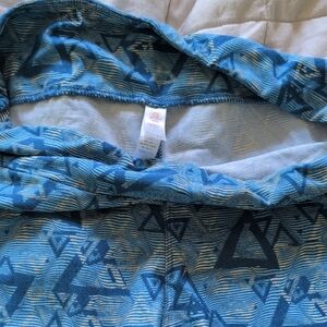 Fruit of the Loom Blue Patterned Leggings